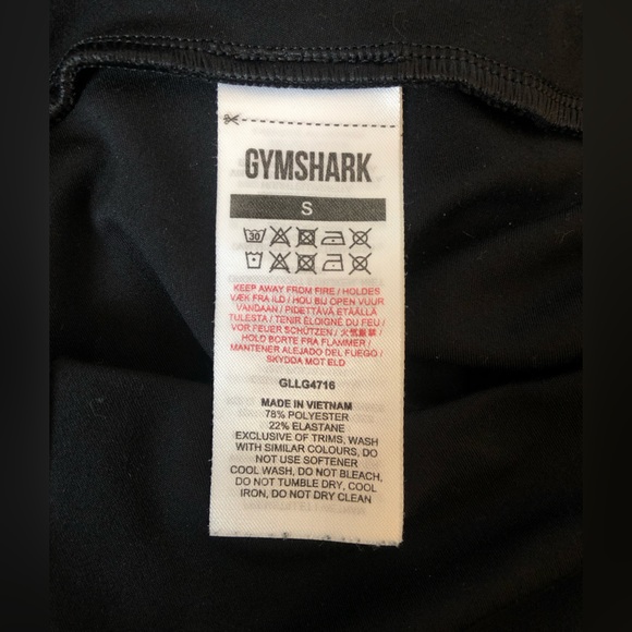 Gymshark Cropped Black Seamless Leggings - Picture 10 of 10